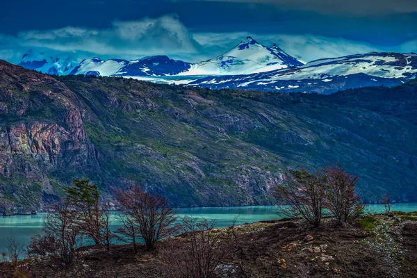 Torres Del Paine Είναι Ένα Εθνικό Πάρκο Στη Χιλή Που — Φωτογραφία Αρχείου