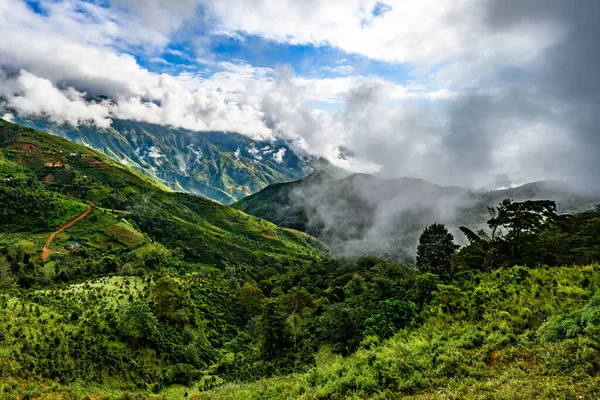 Cang Chai Krajina Terasovité Rýžové Pole Poblíž Sapa Severní Vietnam — Stock fotografie