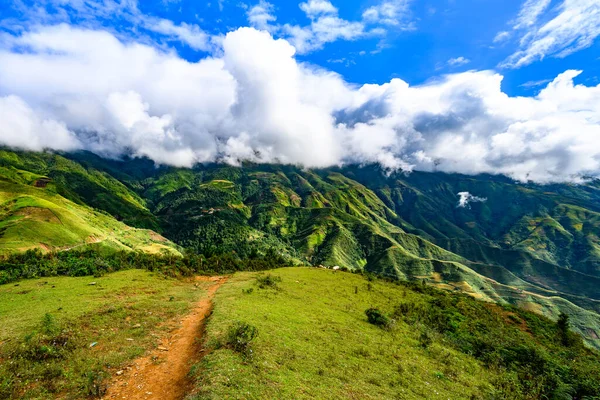 Horská Cesta Krásném Údolí Provincie Giang Vietnam — Stock fotografie