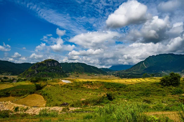 Route Montagne Dans Belle Vallée Province Giang Viêt Nam — Photo