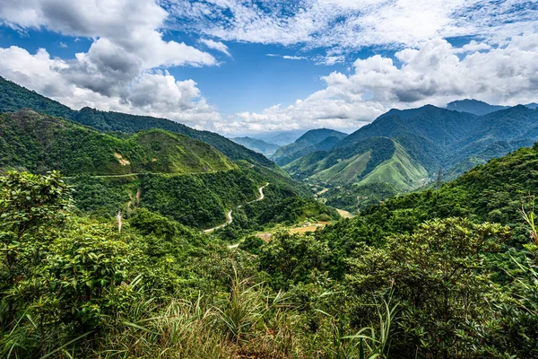 Horská Cesta Krásném Údolí Provincie Giang Vietnam — Stock fotografie