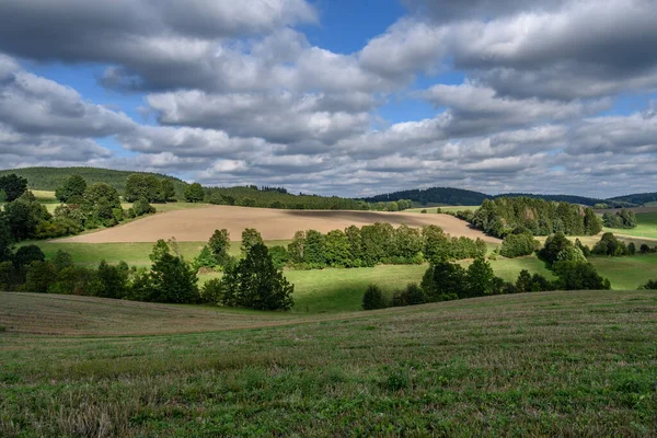 Hermoso Paisaje Verde Diverso Región República Checa Vysocina —  Fotos de Stock