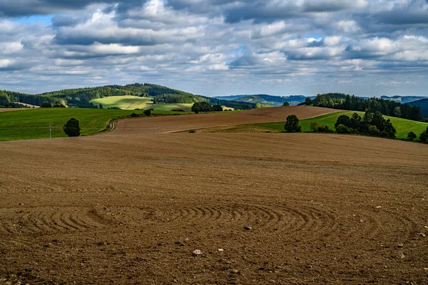 Prachtig Divers Groen Landschap Van Tsjechische Regio Vysocina — Stockfoto