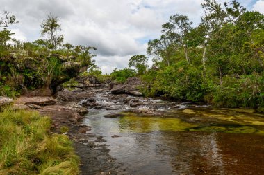 Kolombiya 'daki gökkuşağı nehri ya da beş renk nehri en güzel doğa yerlerinden biridir, adı Kristal Kanyon' dur.