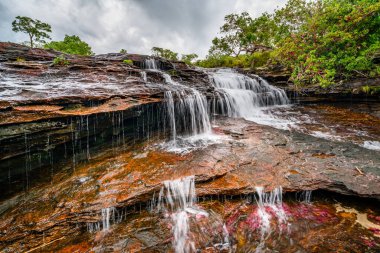 Kolombiya 'daki gökkuşağı nehri ya da beş renk nehri en güzel doğa yerlerinden biridir, adı Kristal Kanyon' dur.