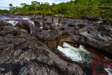 Kolombiya 'daki gökkuşağı nehri ya da beş renk nehri en güzel doğa yerlerinden biridir, adı Kristal Kanyon' dur.