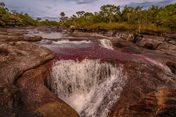 Kolombiya 'daki gökkuşağı nehri ya da beş renk nehri en güzel doğa yerlerinden biridir, adı Kristal Kanyon' dur.
