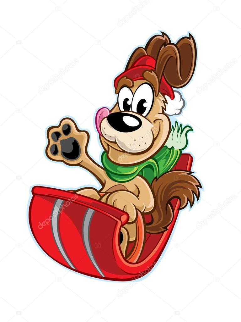 Clipart Dog Sled