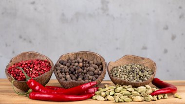 Parlak yanan ve baharat