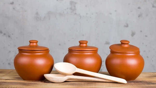 Utensílios de cozinha feitos à mão — Fotografia de Stock