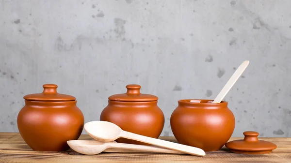 Utensílios de cozinha feitos à mão — Fotografia de Stock