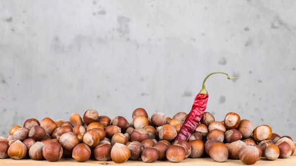 Selectie van verschillende noten — Stockfoto