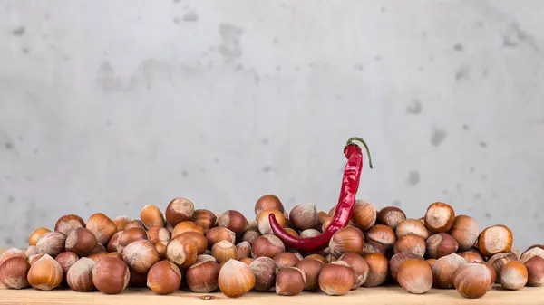 Selectie van verschillende noten — Stockfoto