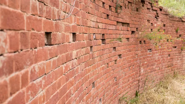 Texture red brick. — Stock Photo, Image