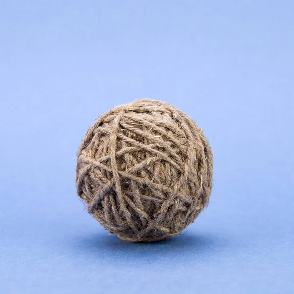 Natural Yarn Knitting Warm Light Garments — Stock Photo, Image