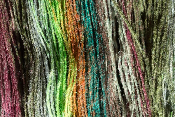 Natural Yarn Knitting Warm Light Garments — Stock Photo, Image