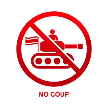 Beyaz arkaplan vektör illüstrasyonunda darbe işareti yok.