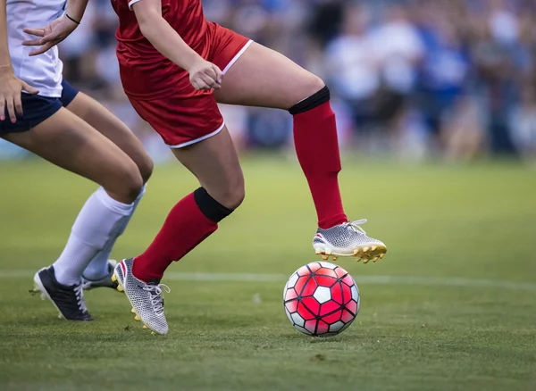 Player Kicking the ball — Stock Photo, Image