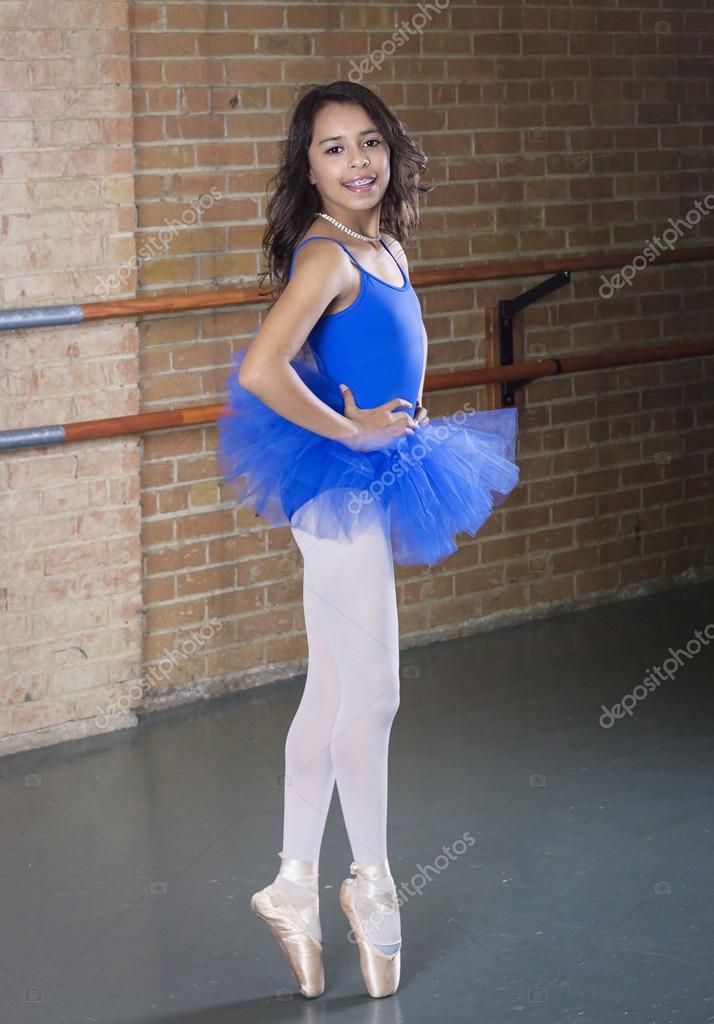 Beautiful ballerina dancer full length Stock Photo by ©yobro10 57703937