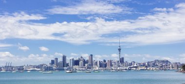Wide view of Auckland clipart