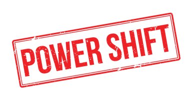 Shift kırmızı lastik damgası beyaz güç