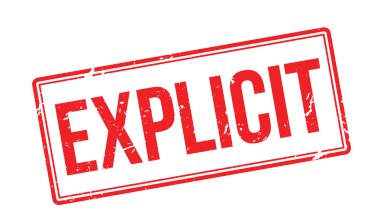 Beyaz üzerinde açık kırmızı lastik damgası