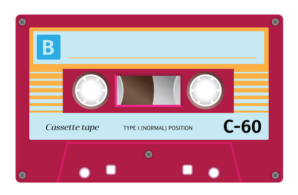 Винтажная кассетная лента
