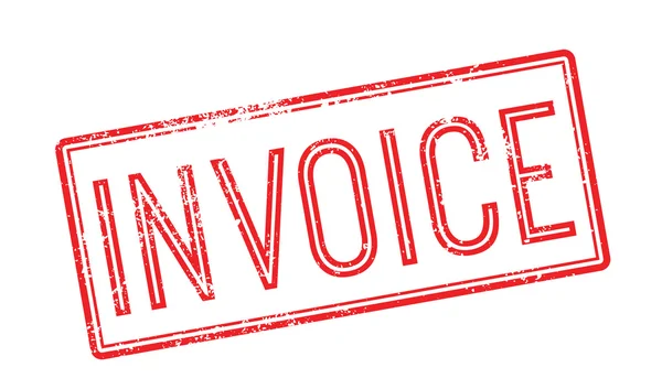 Beyaz üzerine kırmızı lastik damgası fatura