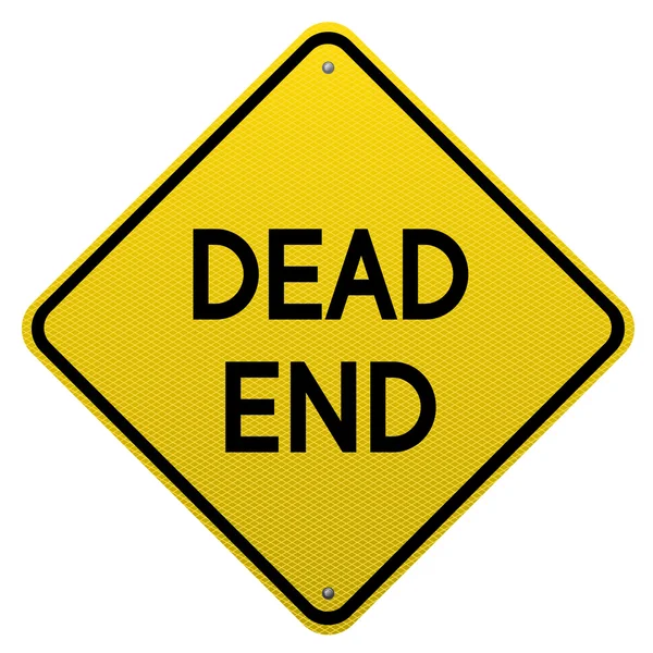 Дорожній знак Dead End — стоковий вектор