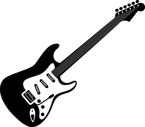 Icône guitare électrique — Image vectorielle