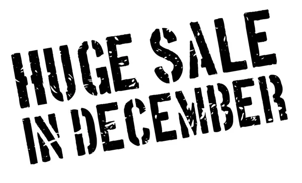 Enorme venta en diciembre — Vector de stock