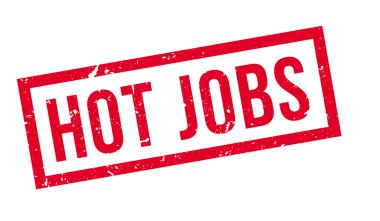Hot jobs rubber stamp clipart