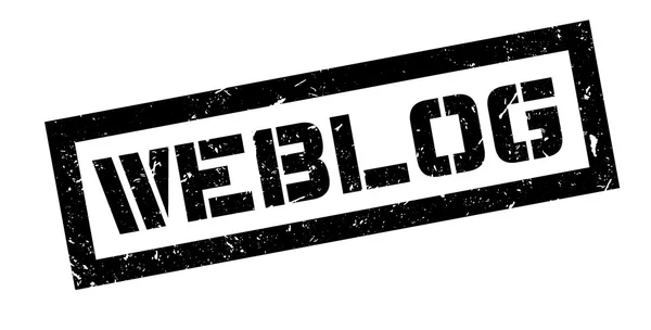 Weblog штамп — стоковий вектор
