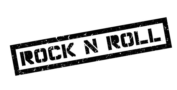 Rock n roll rubber stamp