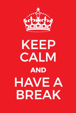 Sakin olun ve arası poster var