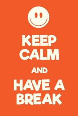 Sakin olun ve arası poster var