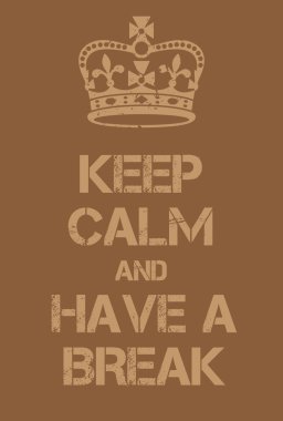 Sakin olun ve arası poster var