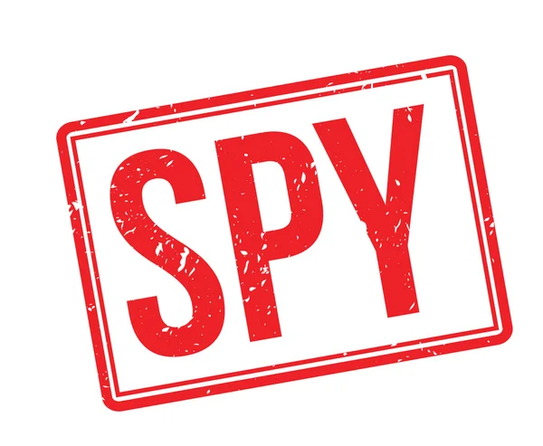 Spy gummistämpel — Stock vektor