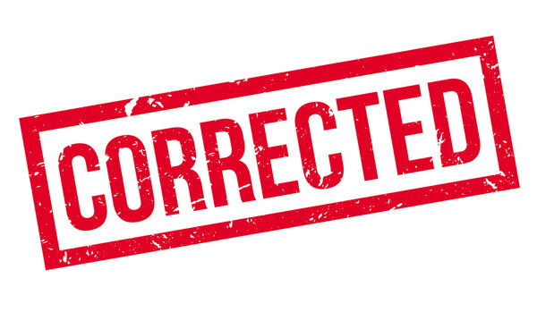 Корректированная резиновая марка
