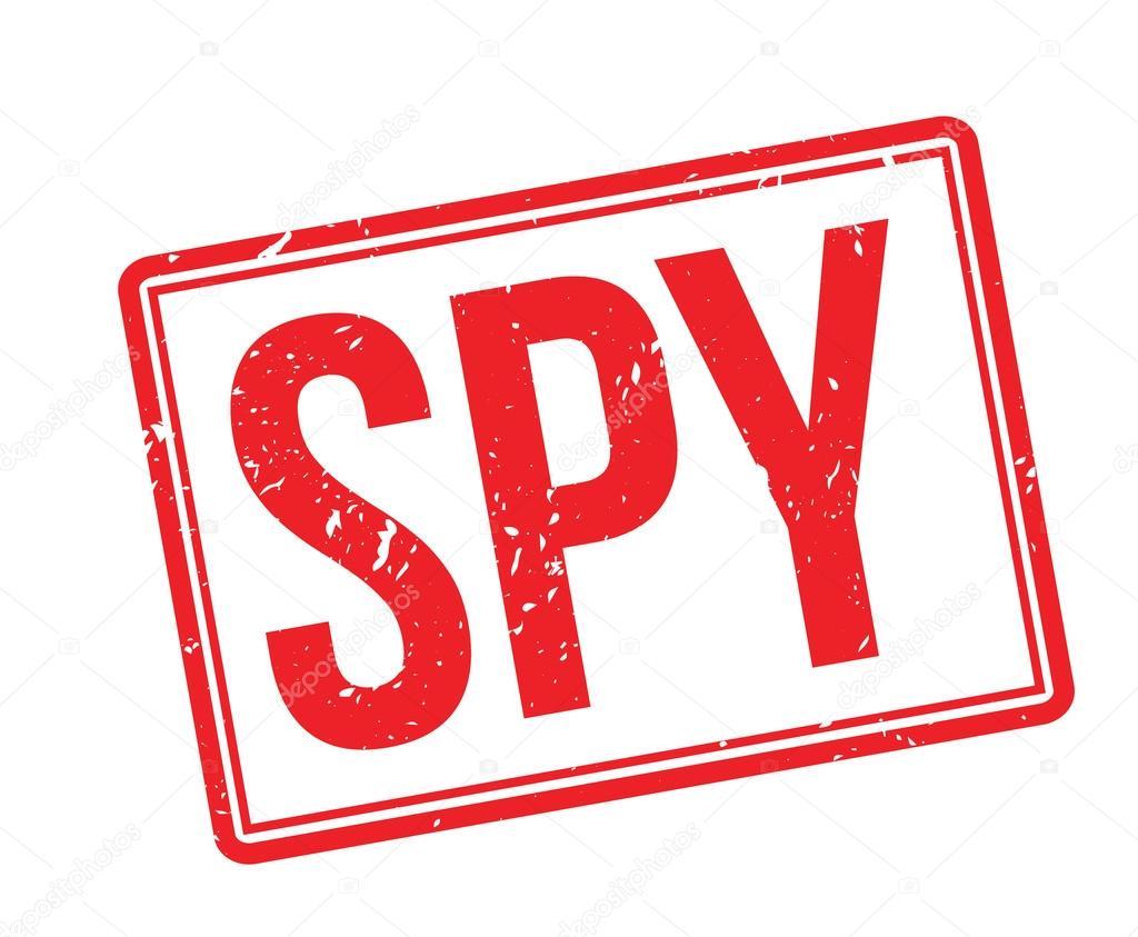 Spy rubber stamp