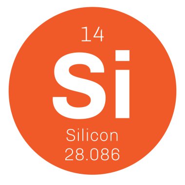 Silikon kimyasal element. 