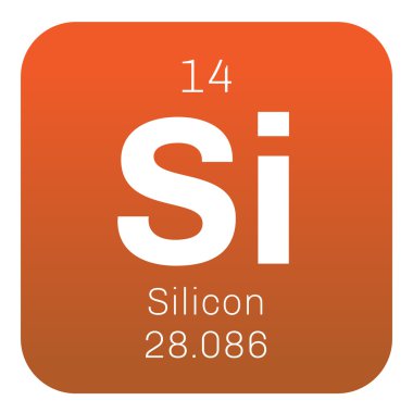 Silikon kimyasal element. 