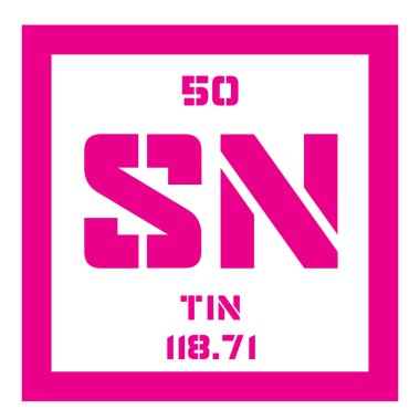 Teneke kimyasal element. 