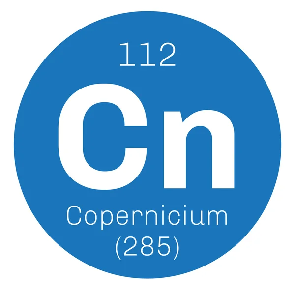 Pierwiastek chemiczny copernicium — Wektor stockowy