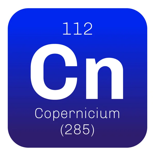 Pierwiastek chemiczny copernicium — Wektor stockowy
