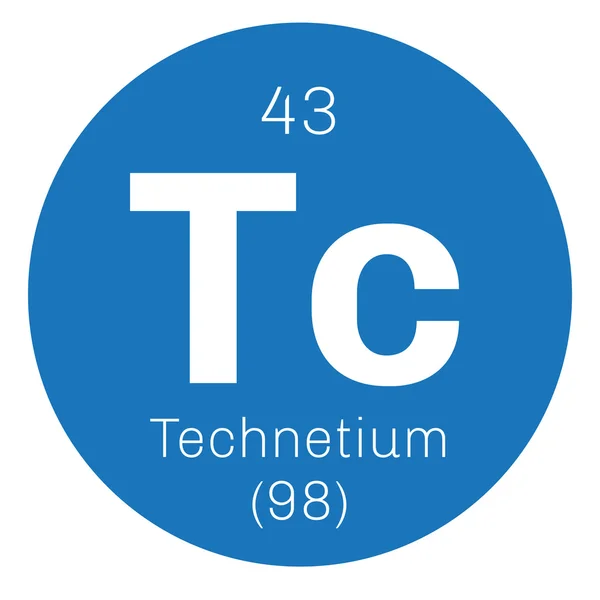 테크네튬 화학 원소. — 스톡 벡터