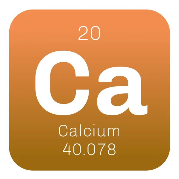 Calcium chemical element — Stock Vector