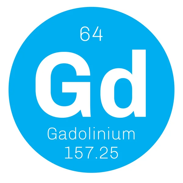 Gadolinium-chemisches Element — Stockvektor