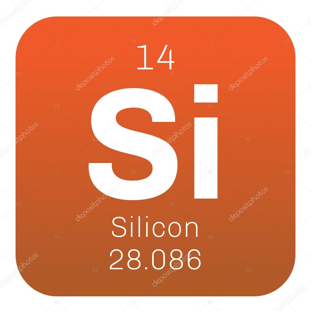 chemical © Stock element. \u2014 Vector lkeskinen0 Silicon #124555170