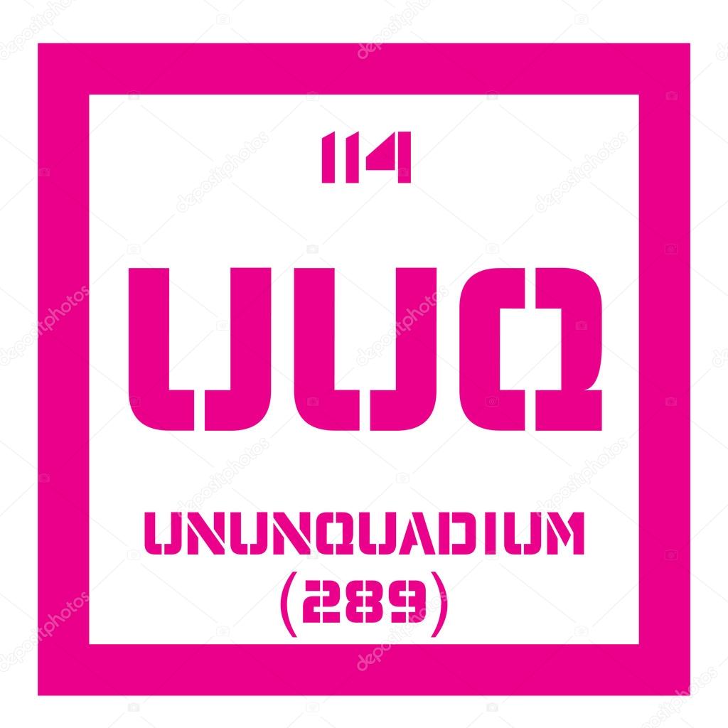 ununquadium chemical element science symbol chemistry colored icon with atomic number and atomic weight chemical element of periodic table - Periodic Table Symbol Ununquadium ununquadium chemical element science symbol chemistry colored icon with atomic number and atomic weight chemical element of periodic table - Periodic Table Symbol Ununquadium